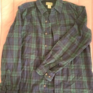L.L. Bean Slightly Fitted Flannel